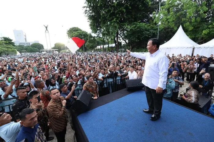 Berbicara di Depan Komunitas Pengemudi Ojol, Prabowo Subianto Janji akan Memberikan Kesejahteraan Ekonomi dan Pendidikan