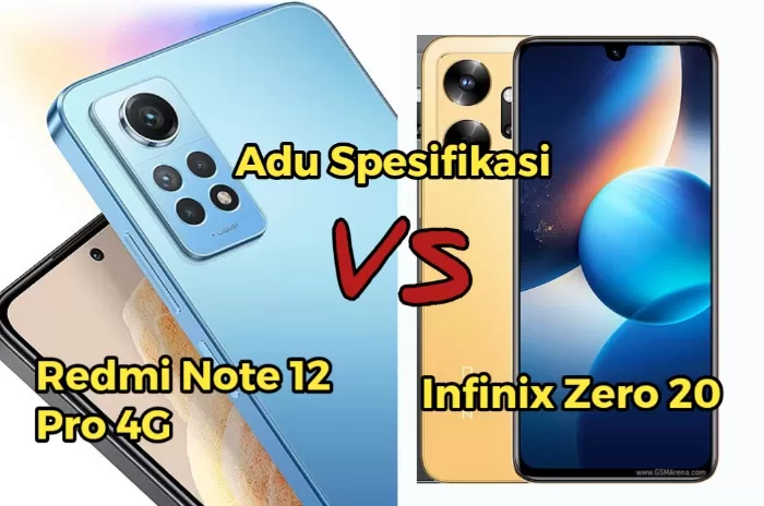 Perbandingan Spesifikasi Redmi Note 12 Pro 4G dan Infinix Zero 20: Pilihan Smartphone Kelas Menengah Terbaik