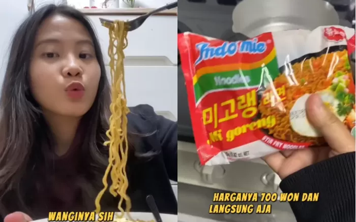 Review jujur TikToker cobain Indomie goreng Korea hasil pemutakhiran rasa: Harga dibandrol lebih mahal, tapi...