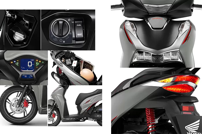 Mewah, Fungsional dan Super Canggih, Honda SH160i Disebut New Vario Versi Premium Pakai Shock Ganda