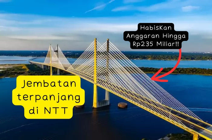 Dimana Jembatan terpanjang di Nusa Tenggara Timur? Telan biaya mencapai 235 Miliar, Jadi Objek wisata